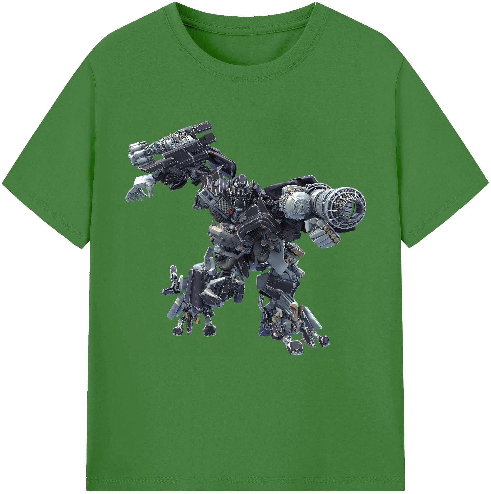 （画像用） Transformers トランスフォーマー レディースカジュアルプリントTシャツ（綿100％）